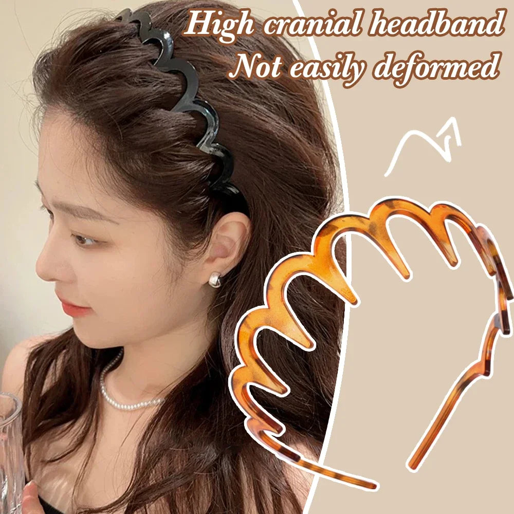 Wave Headbands for Women – Non-Slip Toothed Hair Bands Women's Headband Nixie