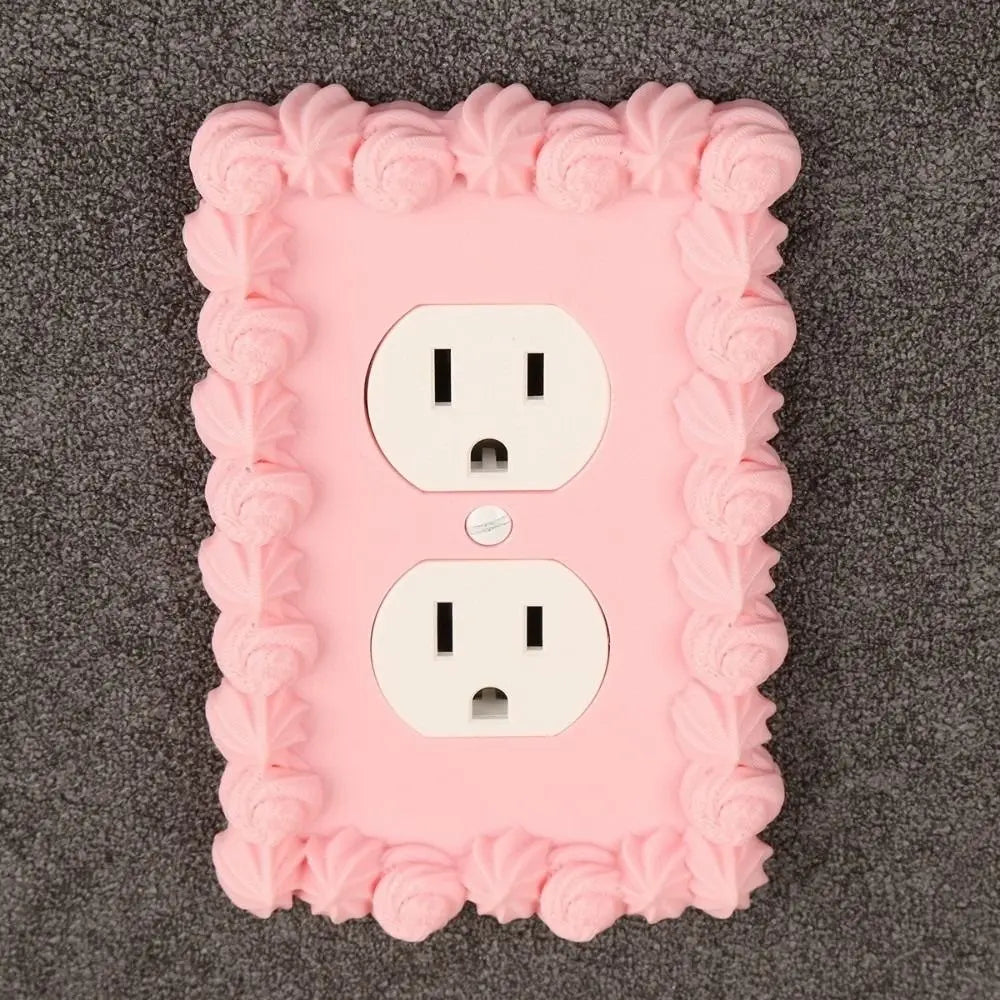 3D Printed Piping Texture Light Switch Cover Wall Plate