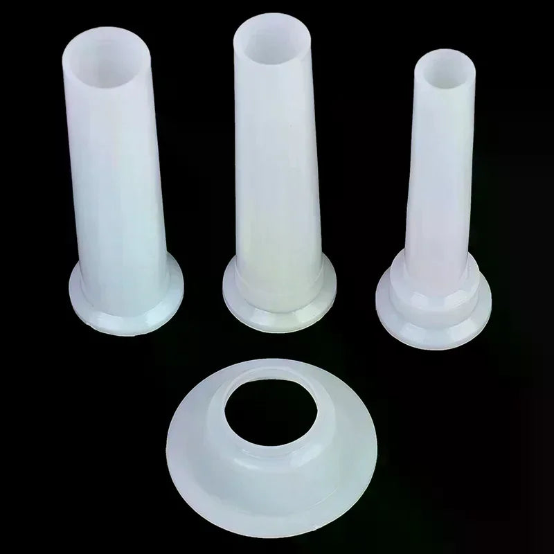 Sausage Stuffer Filling Tubes Funnels Set – 3 Nozzle Sizes Sausage Stuffer Tubes Nixie