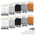 Sashiko Thread & Needle Kit – 300m Pure Cotton Embroidery Set Embroidery Thread Kit Nixie Style B
