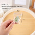 PVC Transparent Ziplock Jewelry Bags – Rings, Earrings & More Jewelry Storage Bags Nixie 4X6cm 50pcs Other