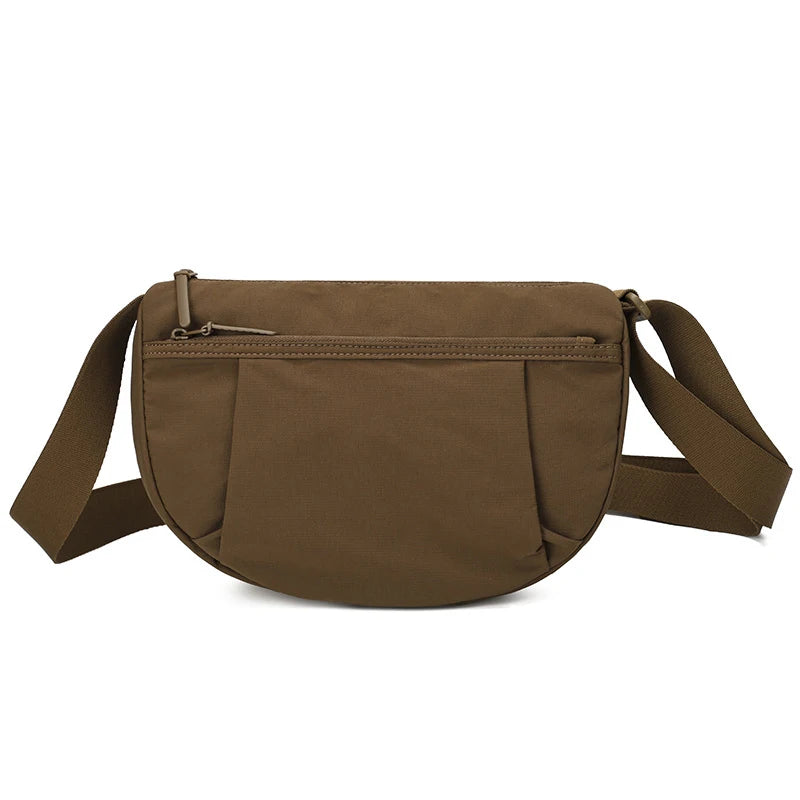 Nixie Dumpling Crossbody Bag – Unisex Multi-Compartment Sling