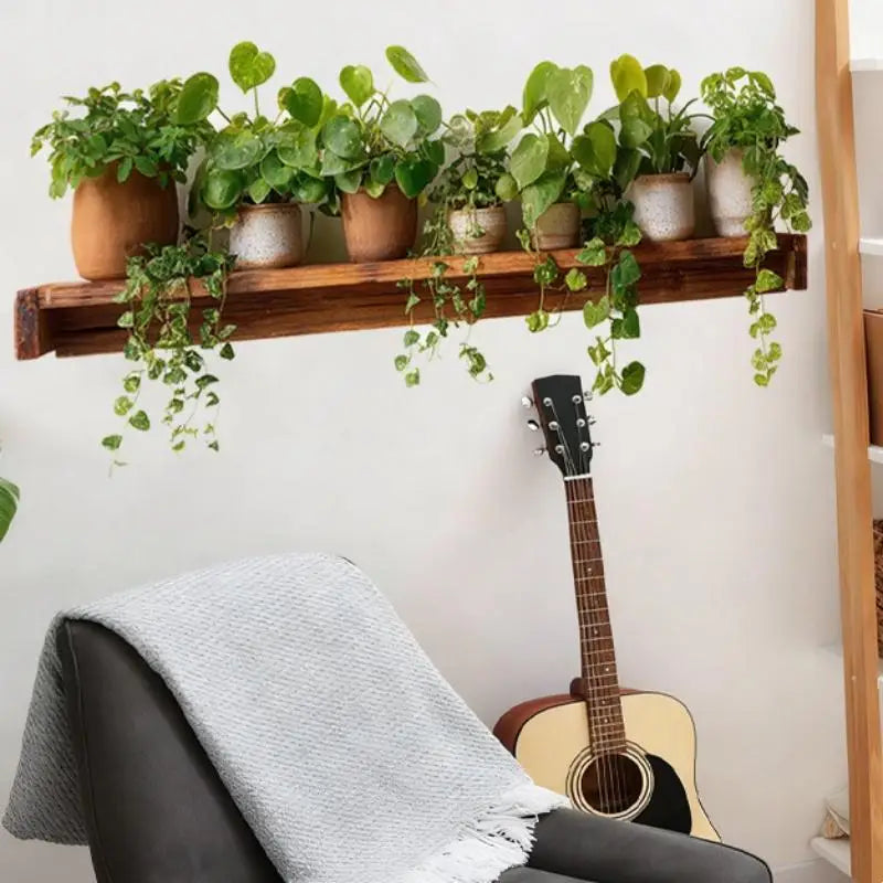 Green Leaf Branch Wall Sticker Peel & Stick Decal | Home Decor Wall Decal Sticker Nixie