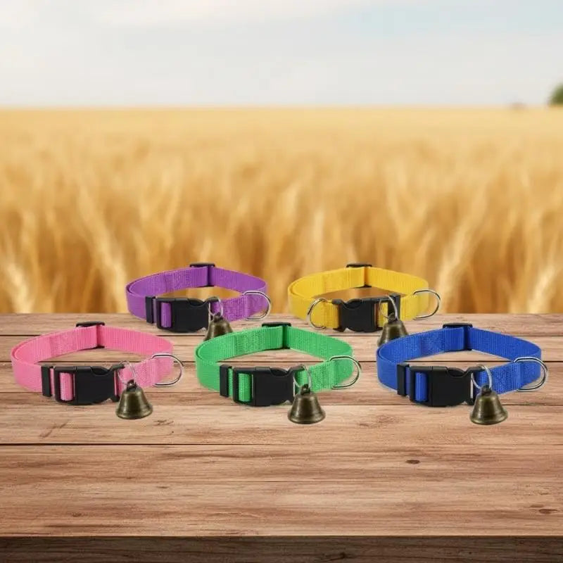 Adjustable Nylon Livestock Collar with Bell – Goats, Sheep & Cows Livestock Collar Nixie