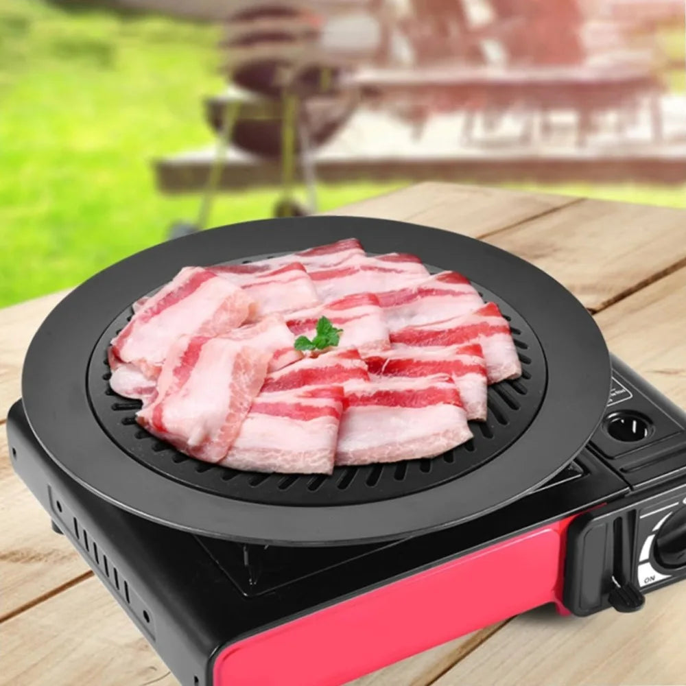 KOSUN Aluminum Korean Grill Pan – Nonstick Portable BBQ Tray Grill Pan Nixie