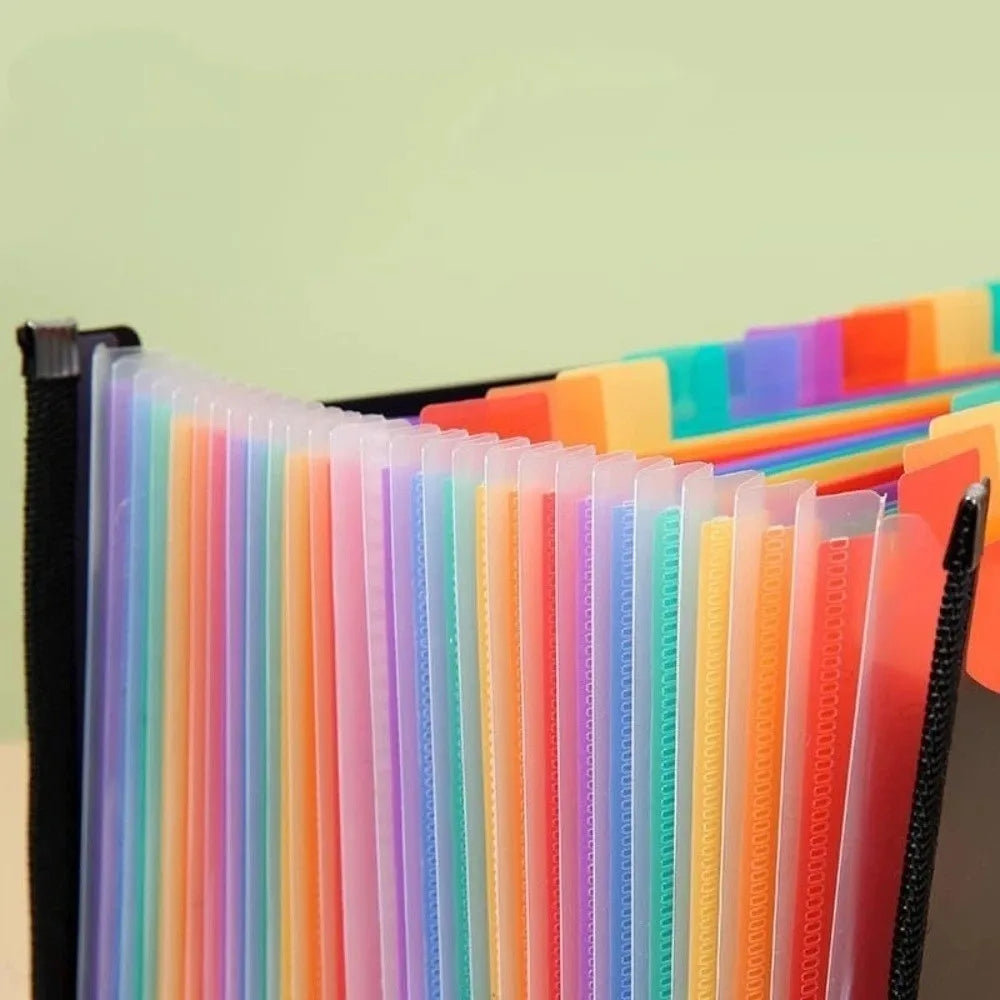 Expanding File Box 13/25 Pockets A4 Accordion Folder Organizer Accordion File Folder Nixie
