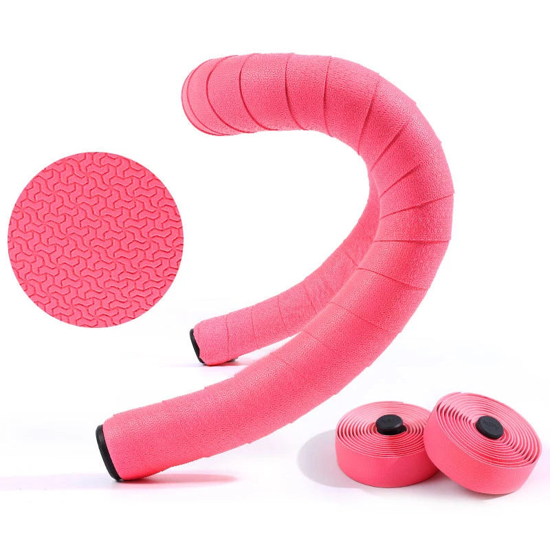 BUCKLOS Bike Bar Tape – Non-Slip Road & Gravel Handlebar Wrap Bike Handlebar Tape Nixie PINK