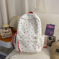 Korean Star Print Large Capacity Women's Backpack | Nixie Women's Backpack Nixie Red