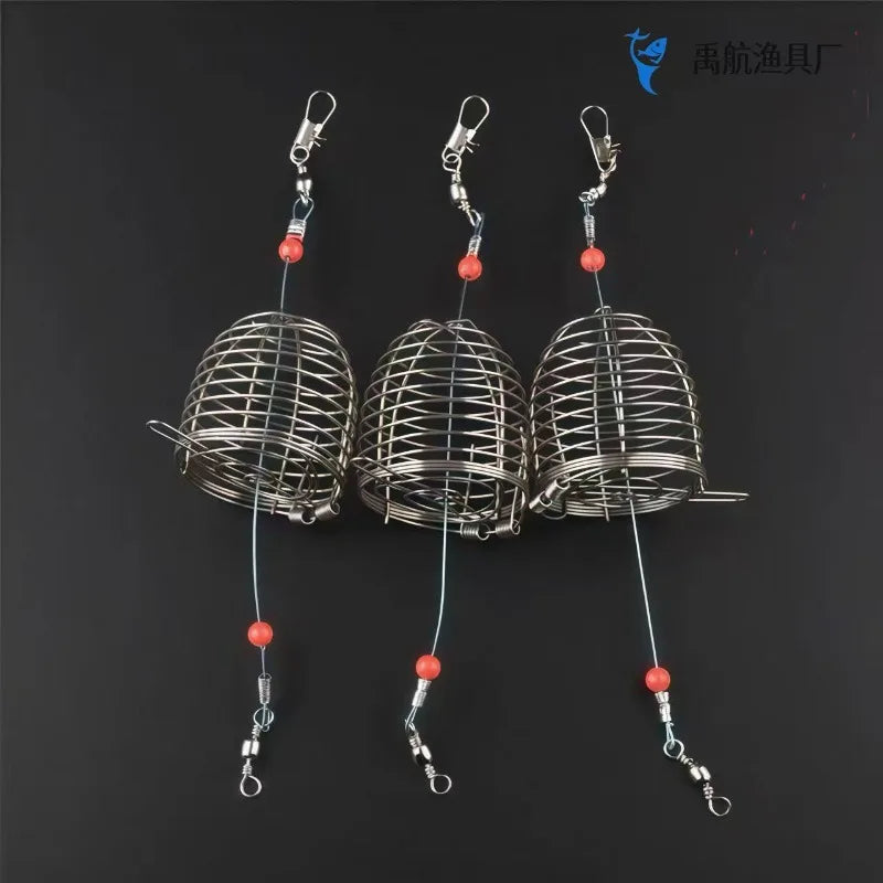 Stainless Steel Bait Cage Baiting Device – S, M & L Sizes Fishing Bait Cage Nixie