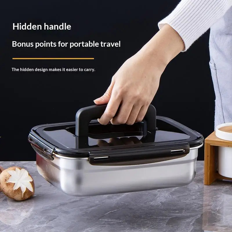 Stainless Steel Lunch Box Food Container with Secure Lid Food Storage Container Nixie