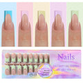 150Pcs Acrylic Press On Nails Full Cover False Tips – DIY Salon Press On Nail Tips Nixie 150pcs-08