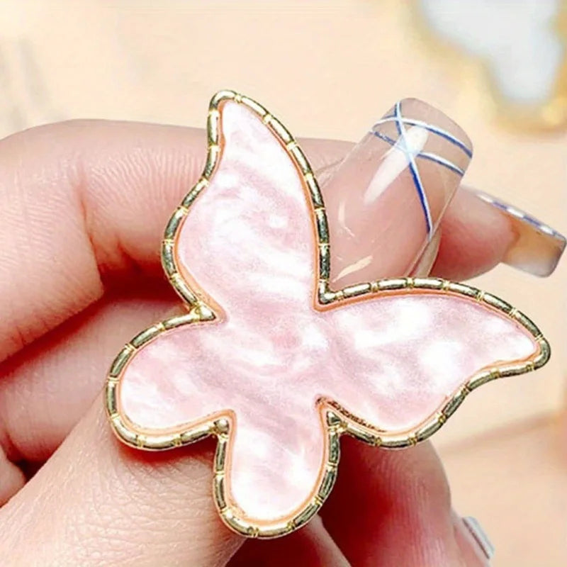 Irregular Resin Nail Art Mixing Palette with Ring – Gel Blending Tool Nail Art Palette Nixie