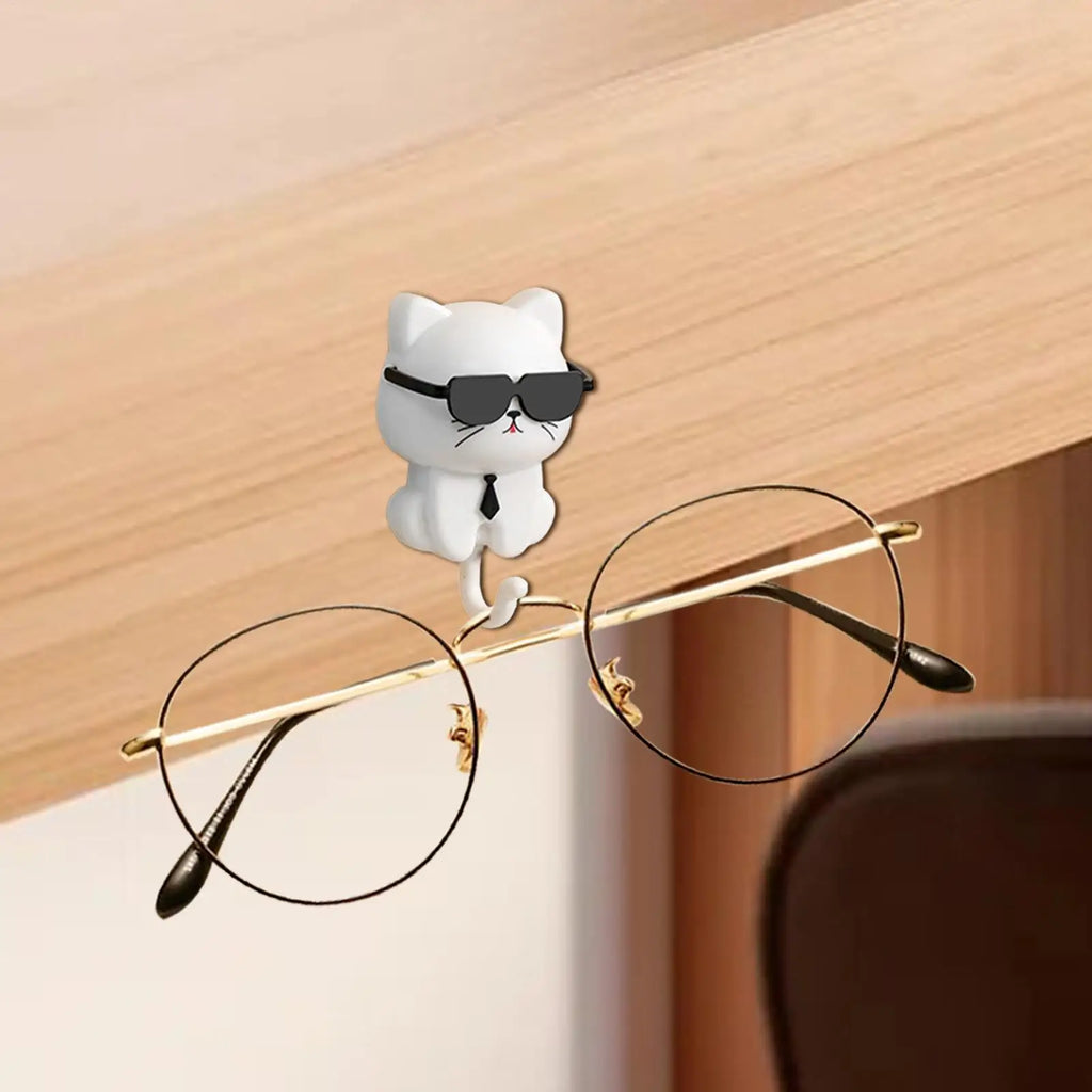 Cute Cat Gravity Key Holder – No-Drill Self-Adhesive Hook Adhesive Wall Hook Nixie