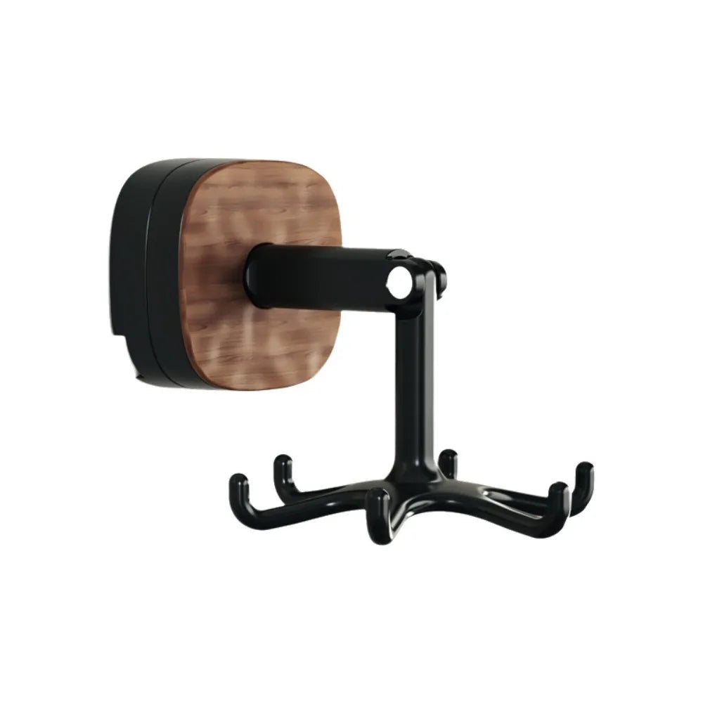 360° Rotating 6-Hook Kitchen Organizer – No-Drill Wall Hanger