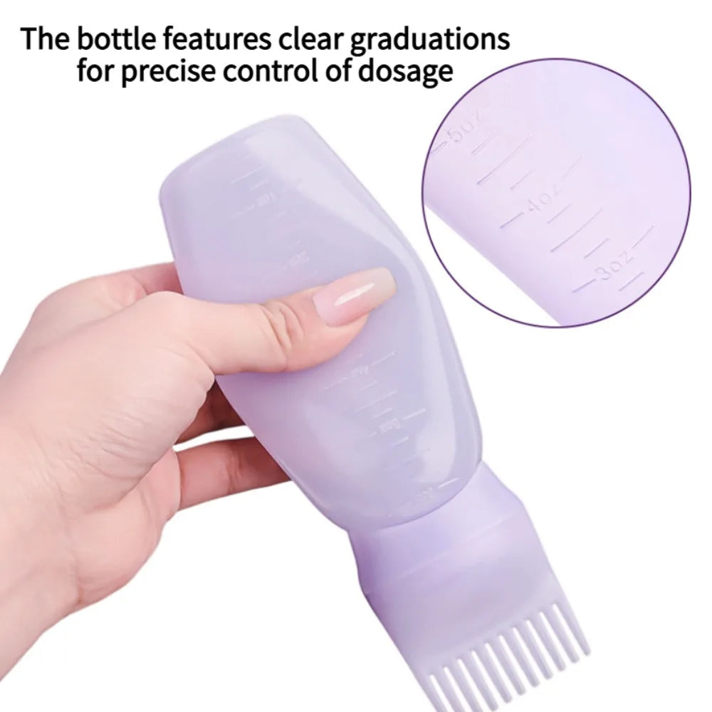 Hair Dye Applicator Bottle with Comb – 120ml Salon Tool