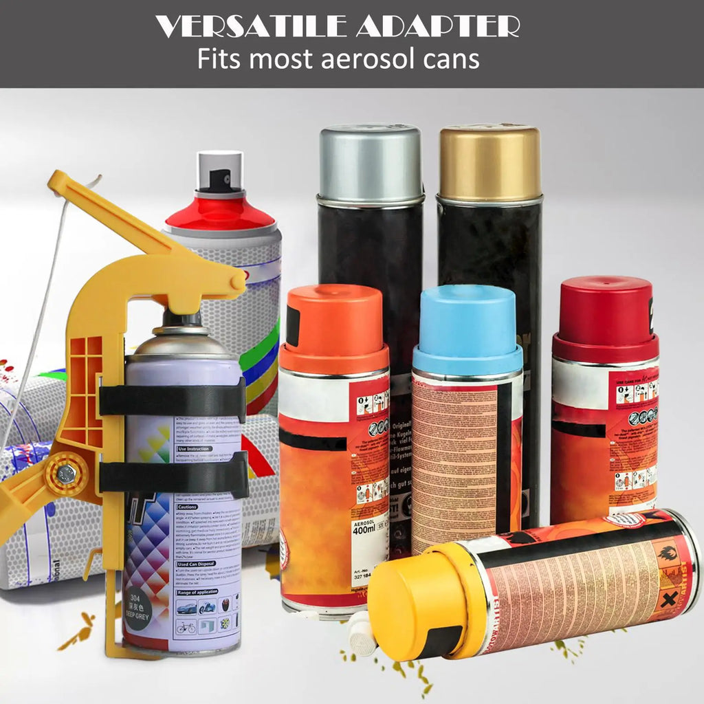 Adjustable Spray Can Extender Wand with Angle Bracket