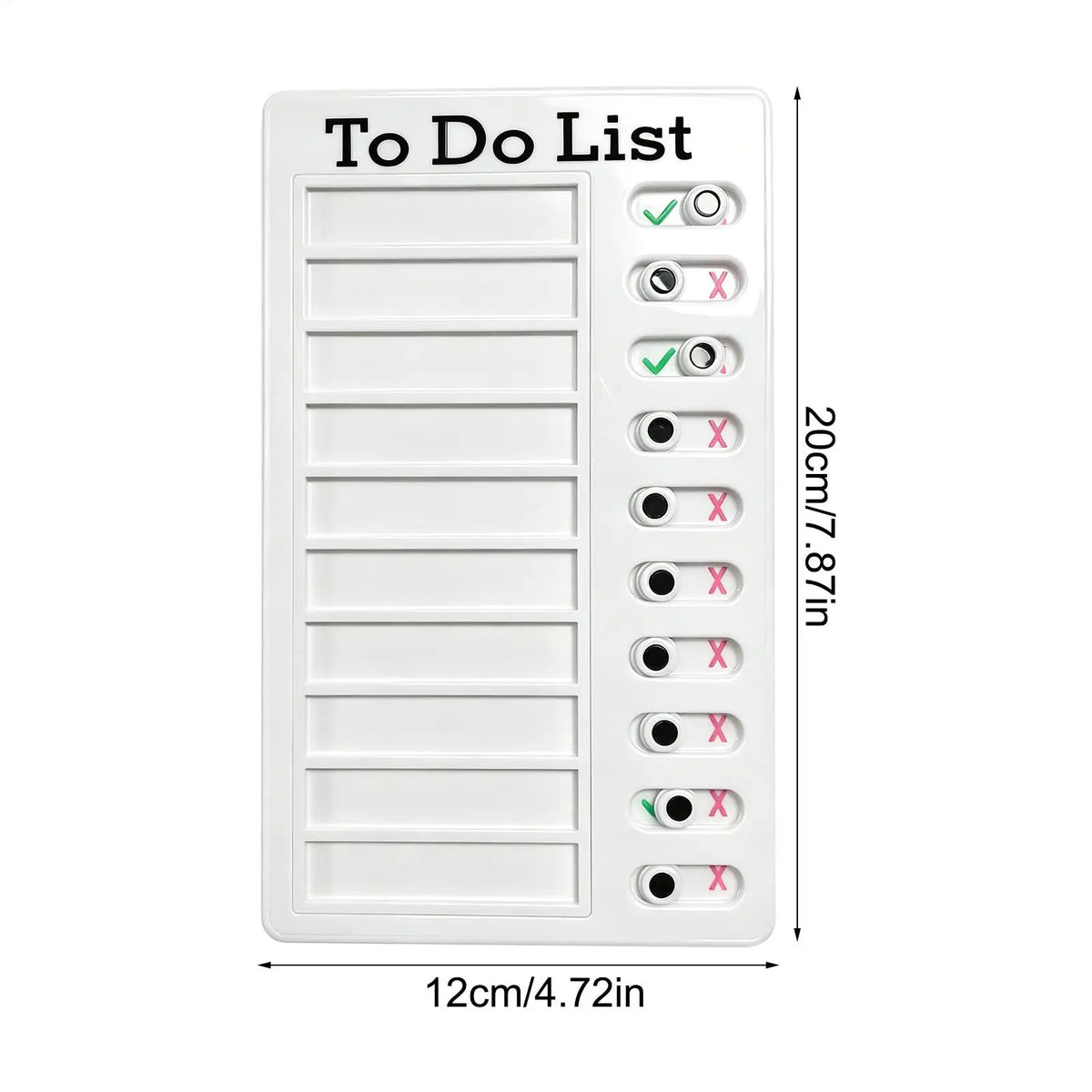Reusable Sliding Chore Chart & Routine Board for Kids & Adults