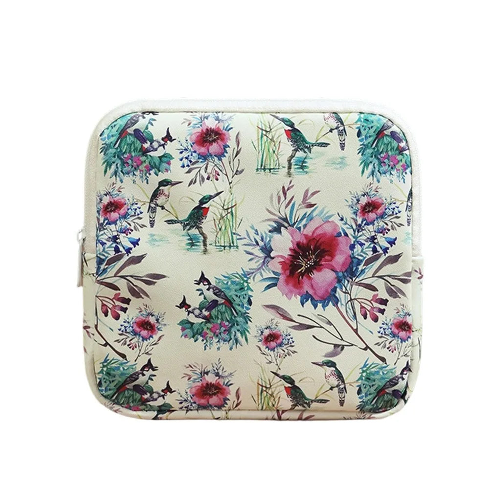 Portable Zipper Pouch – Sanitary Pads & Cosmetic Bag