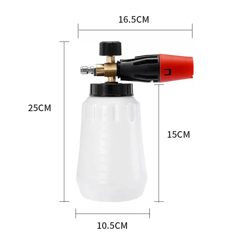 Snow Foam Lance 1L – 1/4" Quick Connect Pressure Washer Gun Snow Foam Lance Nixie