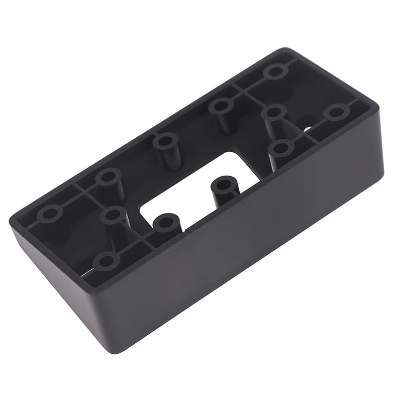 No-Drill Video Doorbell Wall Mount Bracket | Black
