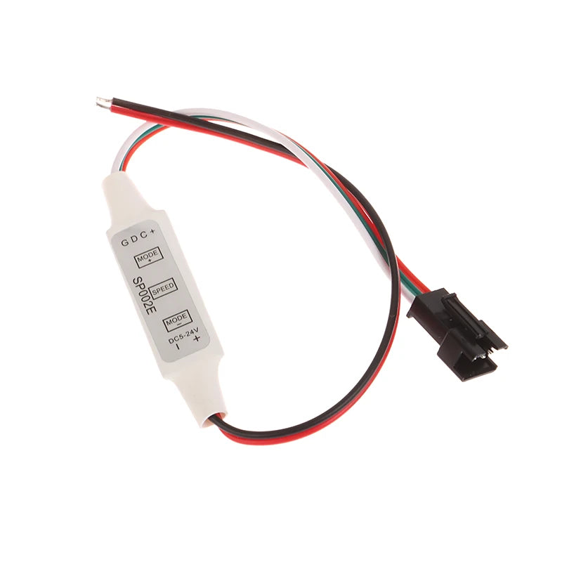 SP621E Bluetooth LED Strip Controller WS2812B USB 3-Key DC5V-24V