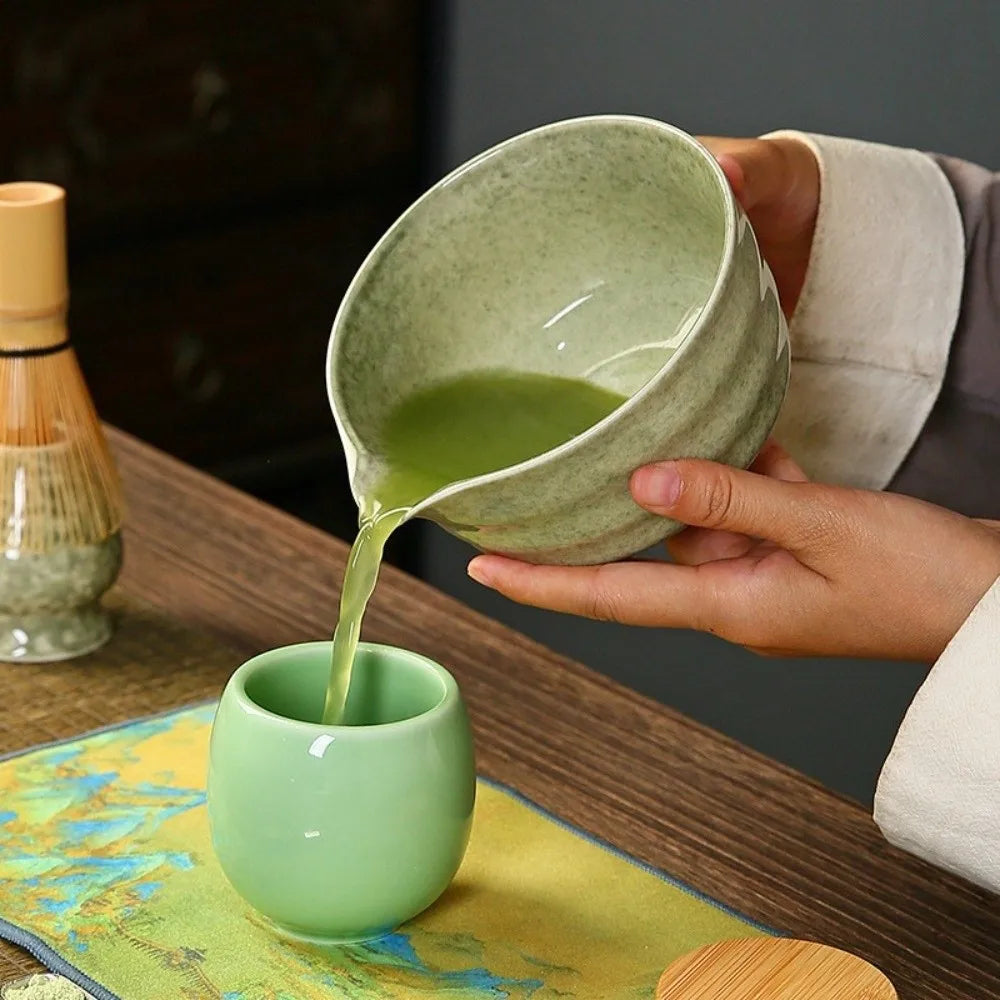 Japanese Matcha Tea Set – Bamboo Whisk, Bowl & Spoon Kit Matcha Tea Set Nixie