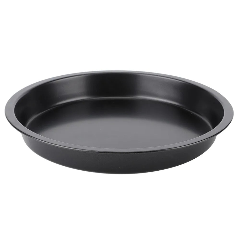 Nonstick Carbon Steel Pizza Baking Tray | Hard Coat Oven Pan Pizza Baking Pan Nixie Black