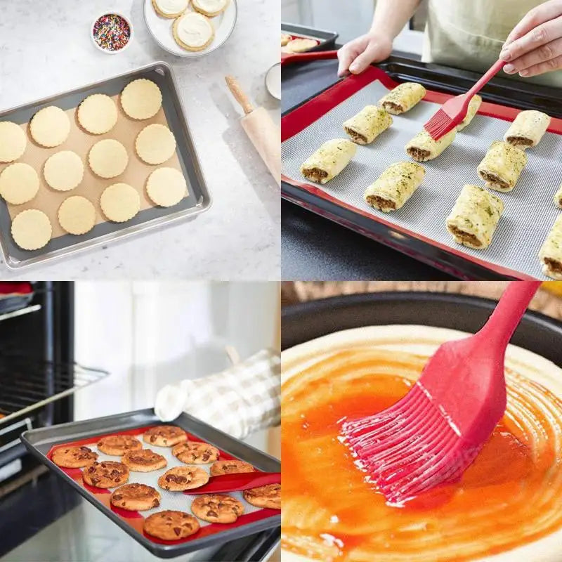 Reusable Silicone Baking Mat – Non-Stick Heat Resistant Oven Sheet Silicone Baking Mat Nixie