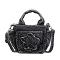 Large-Capacity Denim Crossbody Shoulder Bag for Women Denim Crossbody Bag Nixie Black