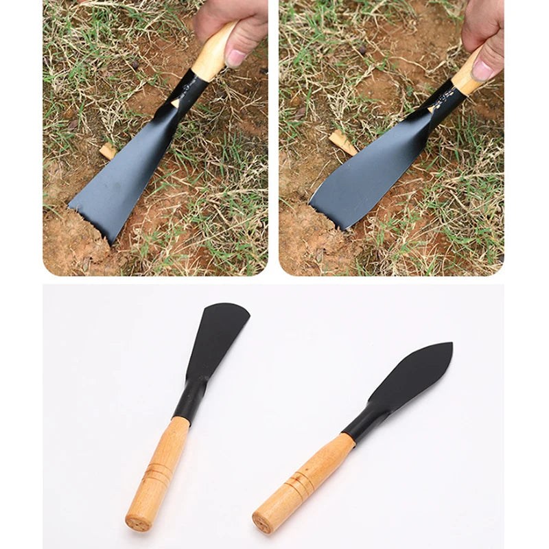 2pc Manganese Steel Garden Shovel & Hoe Set – Multifunctional Garden Hand Tool Set Nixie