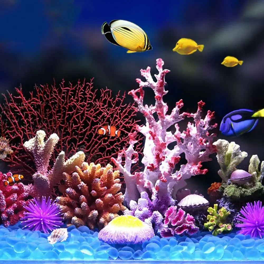 Resin Artificial Coral Ornament for Fish Tank & Aquarium Decor Aquarium Ornament Nixie