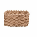 Handwoven Wicker Storage Basket | Desktop Organizer 3 Sizes Wicker Storage Basket Nixie Beige-23-17-12cm