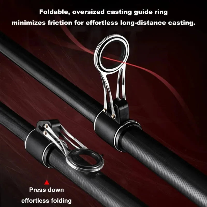 Stainless Steel Fishing Rod Guide Set – 16.2mm Tube & Ceramic Ring Fishing Rod Guide Nixie