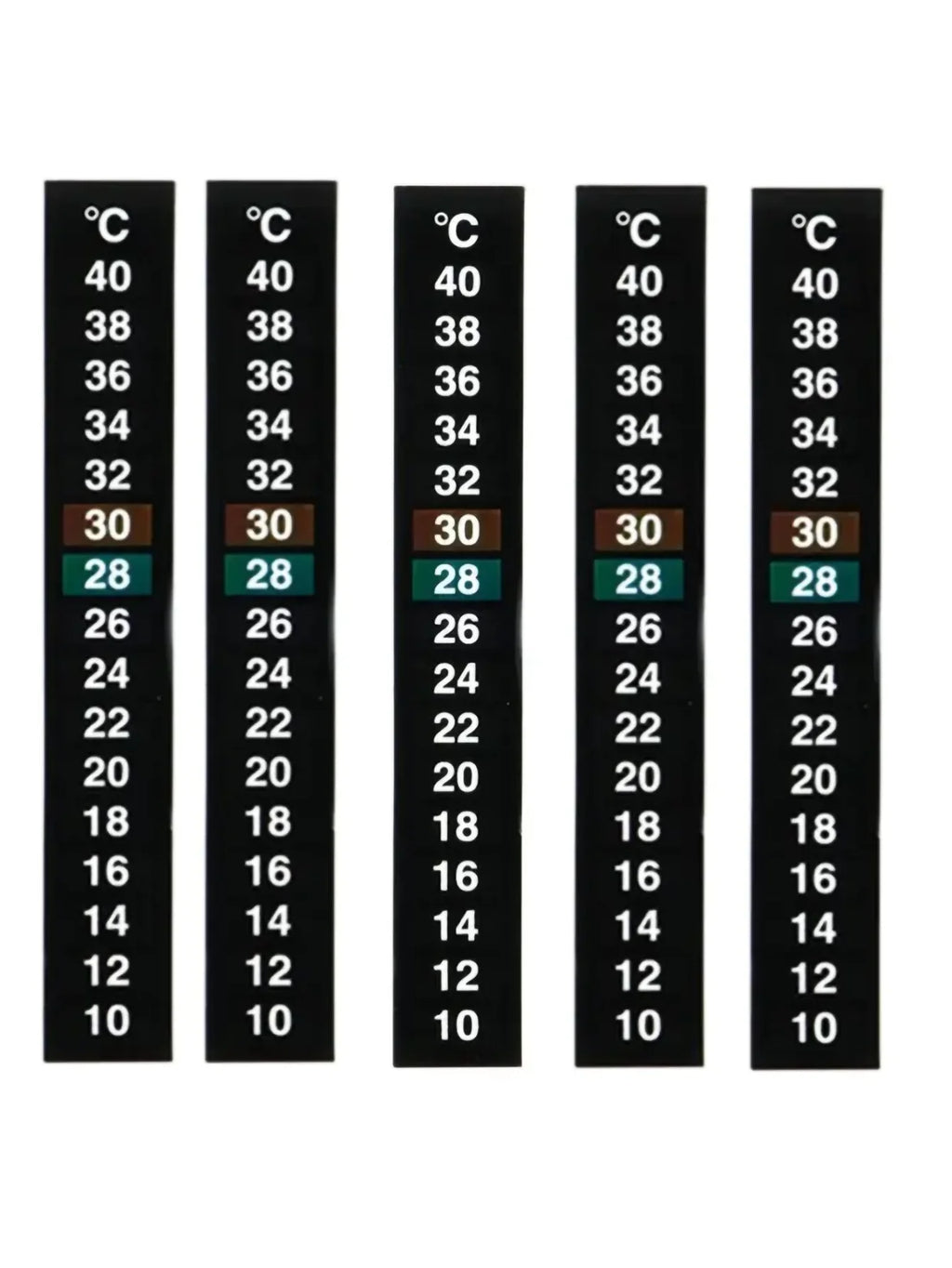 Aquarium Temperature Sticker Fish Tank Water Thermometer 10–40°C Aquarium Thermometer Sticker Nixie