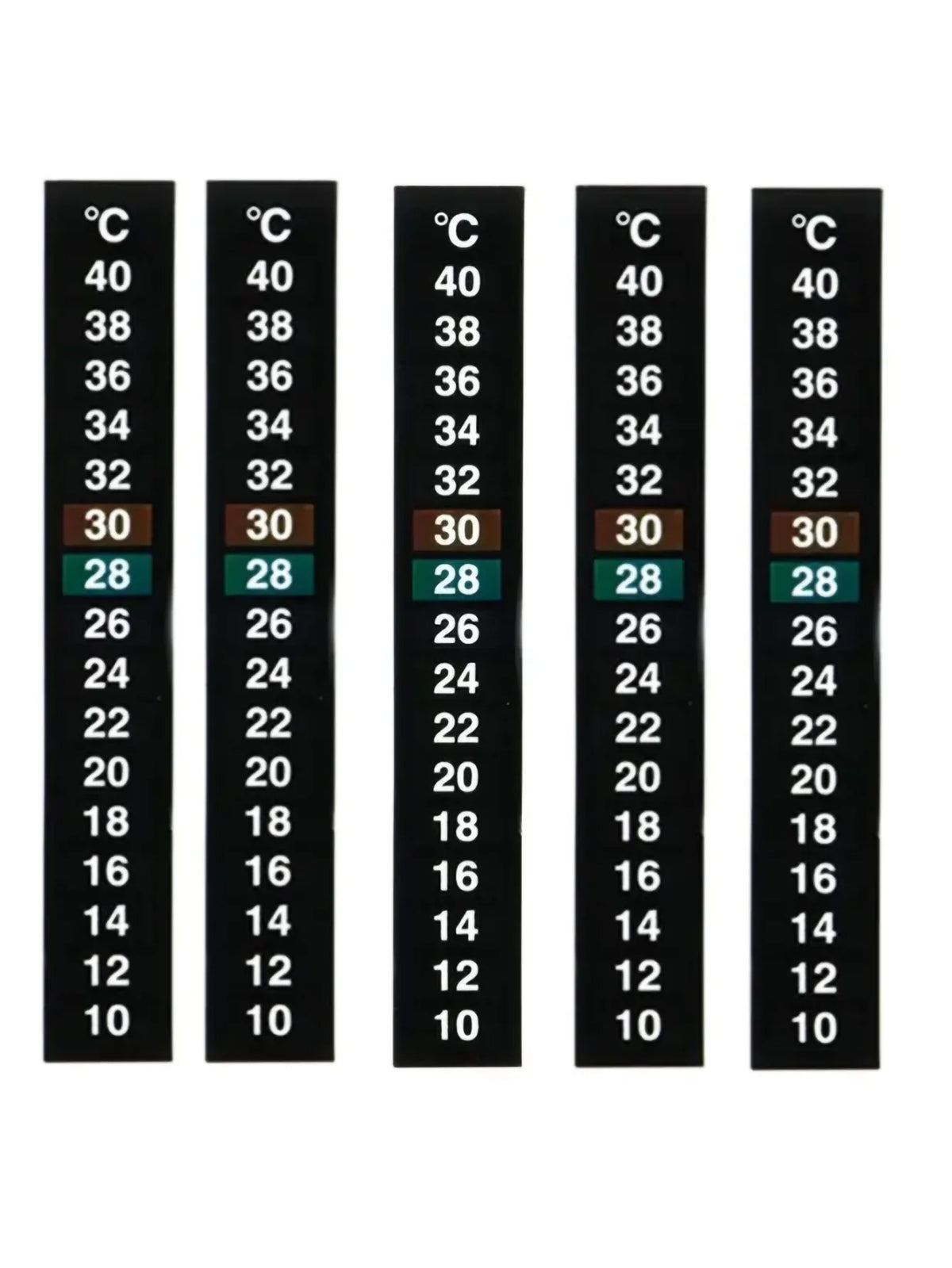 Aquarium Temperature Sticker Fish Tank Water Thermometer 10–40°C Aquarium Thermometer Sticker Nixie