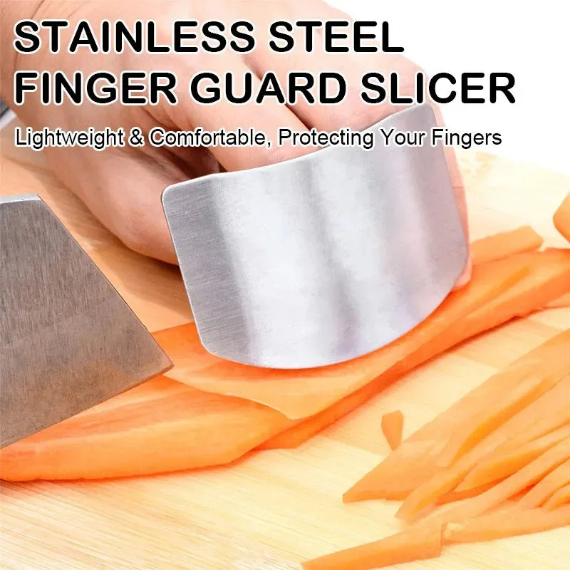 Stainless Steel Adjustable Finger Guard – Kitchen Safety Shield Kitchen Safety Tool Nixie