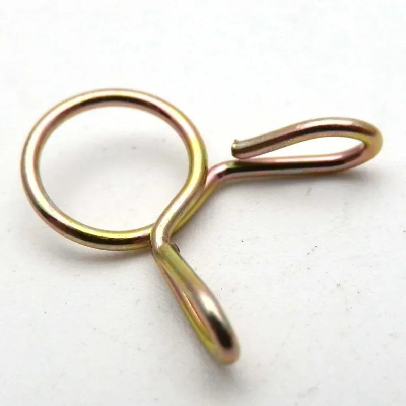 8mm Fuel Line Spring Hose Clamps for Motorcycle ATV Scooter Fuel Line Clamps Nixie