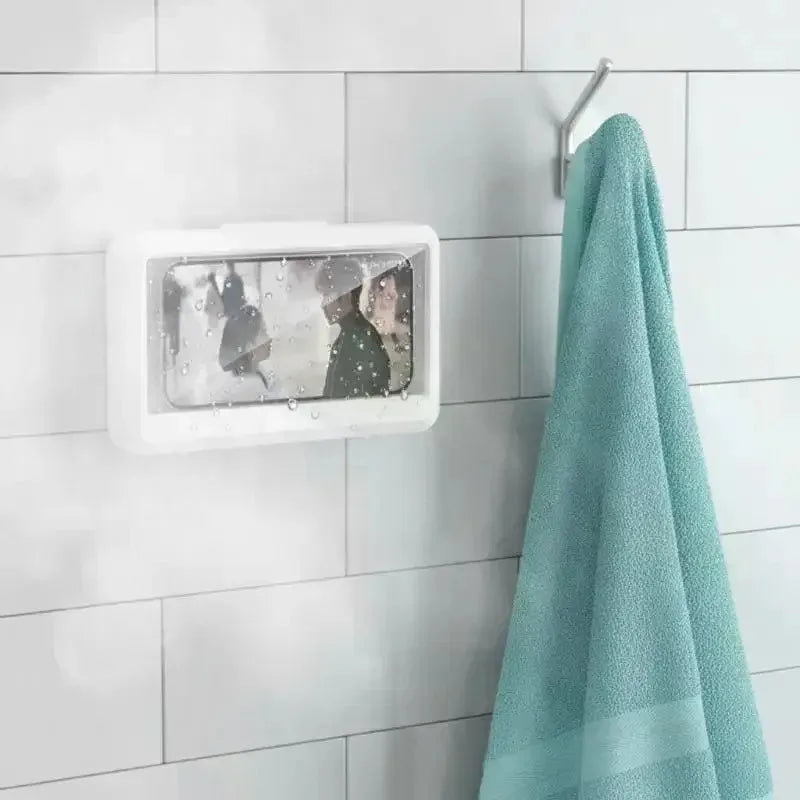360° Waterproof Shower Phone Holder – Anti-Fog Touch Case Shower Phone Holder Nixie