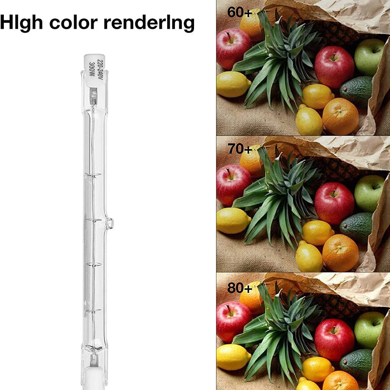 R7S Halogen Bulb 100/200/300W 118mm Double Ended Linear 230V Halogen Light Bulb Nixie