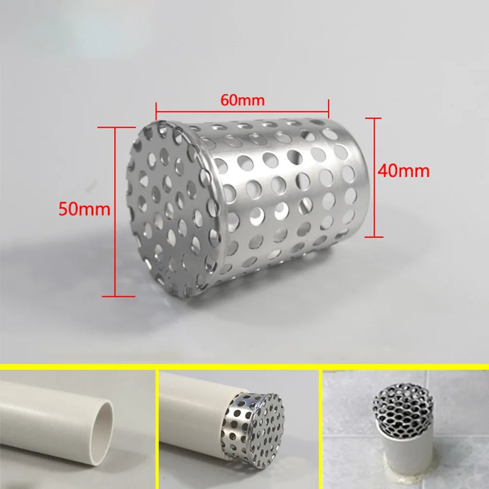 Stainless Steel Anti-Clog Floor Drain Strainer & Gutter Guard Floor Drain Strainer Nixie 1