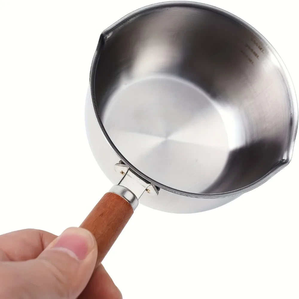 10oz Stainless Steel Pot & Cake Spatula – 2-Piece Kitchen Set Kitchen Tool Set Nixie