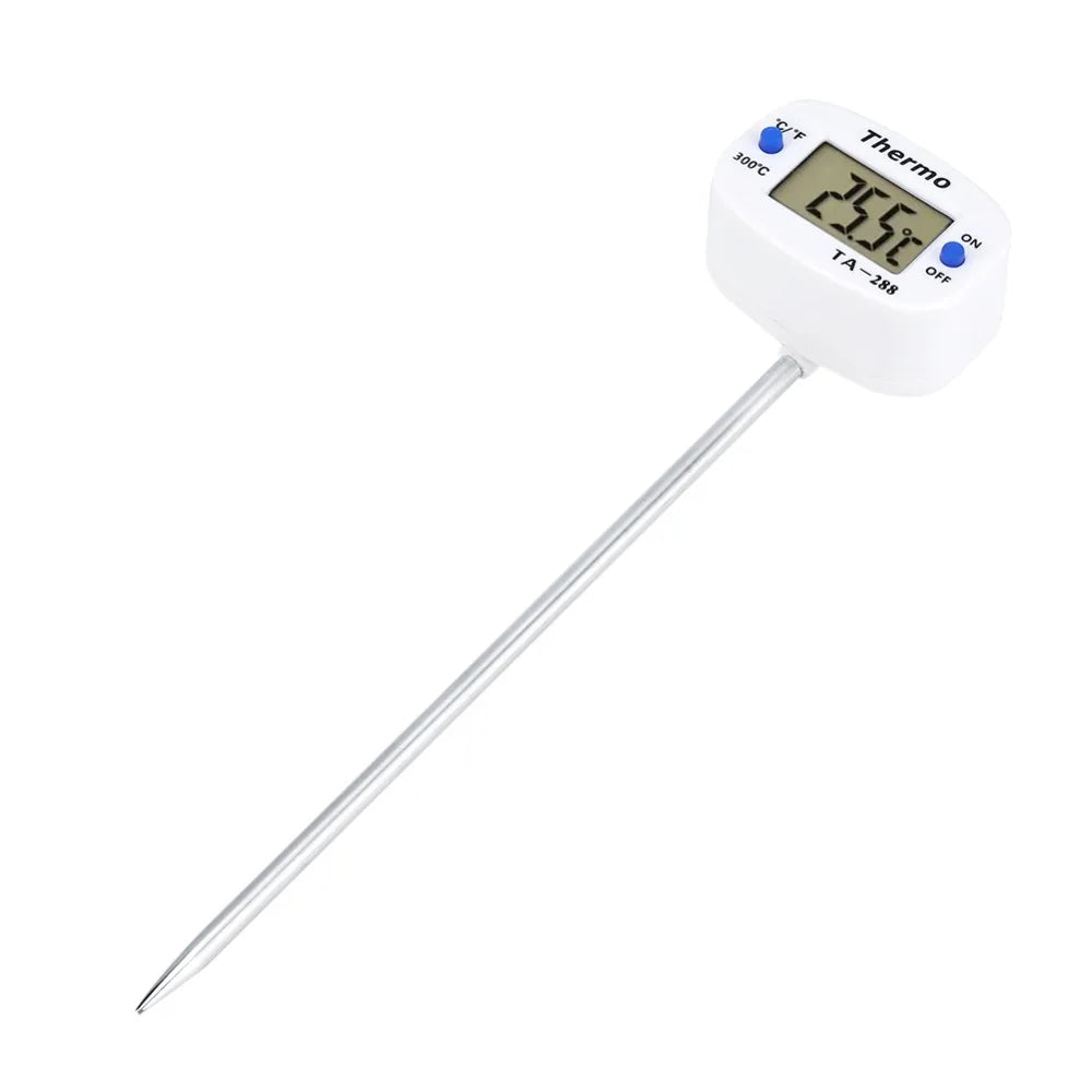 Digital Probe Food Thermometer – LCD, °C/°F, Stainless Steel