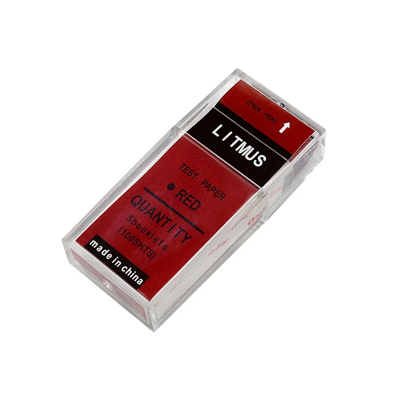 pH Test Strips 100ct – Red & Blue Litmus Paper Kit