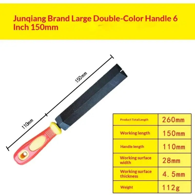 T12 Steel Rhombus File with Non-Slip Handle | Woodworking Hand File Tool Nixie C