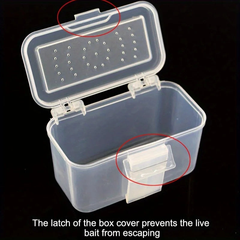 Portable Waist Hanging Fishing Bait Box – Worms & Insects Fishing Bait Box Nixie