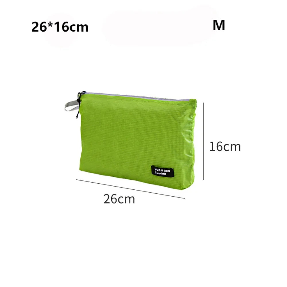 Silicone-Coated Nylon Luggage Storage Bag | Lightweight Travel Travel Storage Bag Nixie Green M