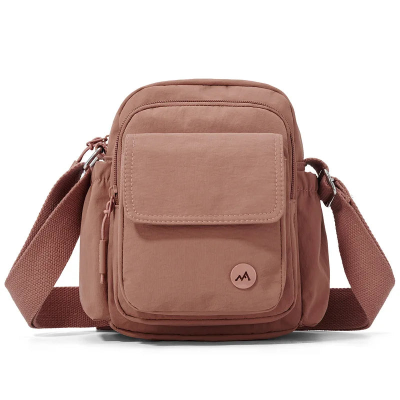 Multi-Pocket Crossbody Bag for Women – Lightweight Nylon Crossbody Bag Nixie