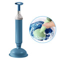 High-Pressure Toilet Plunger – Strong Suction Drain Unblocker Drain Plunger Nixie Blue