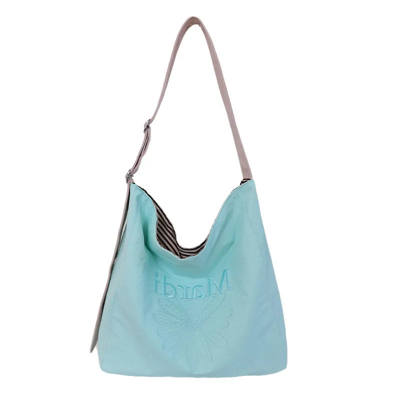 Korean Embroidered Crossbody Bag – Guava Shoulder Handbag Crossbody Handbag Nixie BB-1397 light green