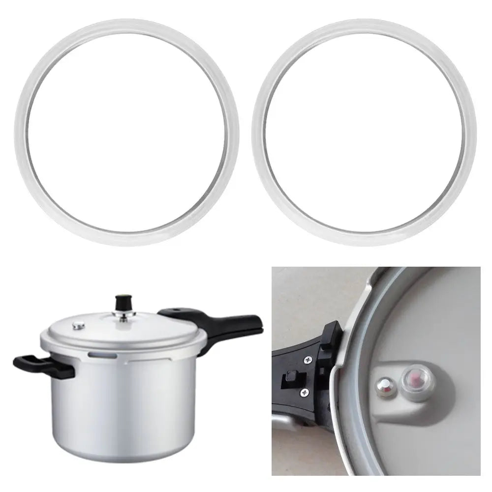 Silicone Pressure Cooker Sealing Ring Gasket 18–26cm 2-Pack Cookware Replacement Part Nixie